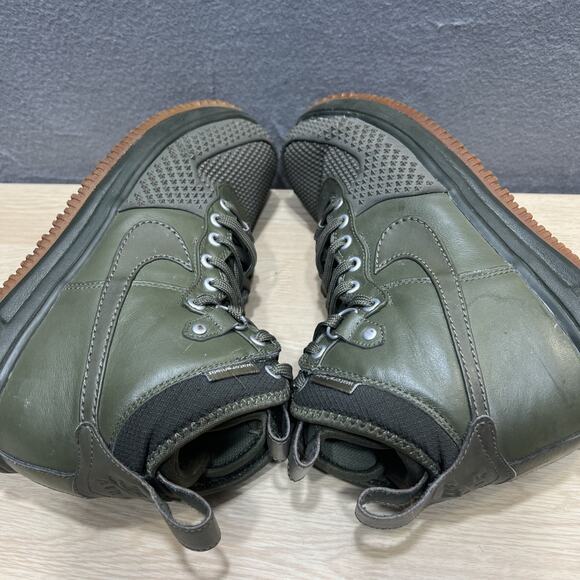Nike Lunar Force 1 Duckboot Olive 805899-201 Flyknit ACG Footwear Mens Size 9 - Picture 8 of 12